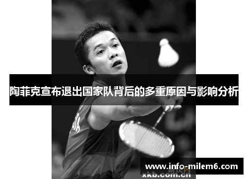 陶菲克宣布退出国家队背后的多重原因与影响分析